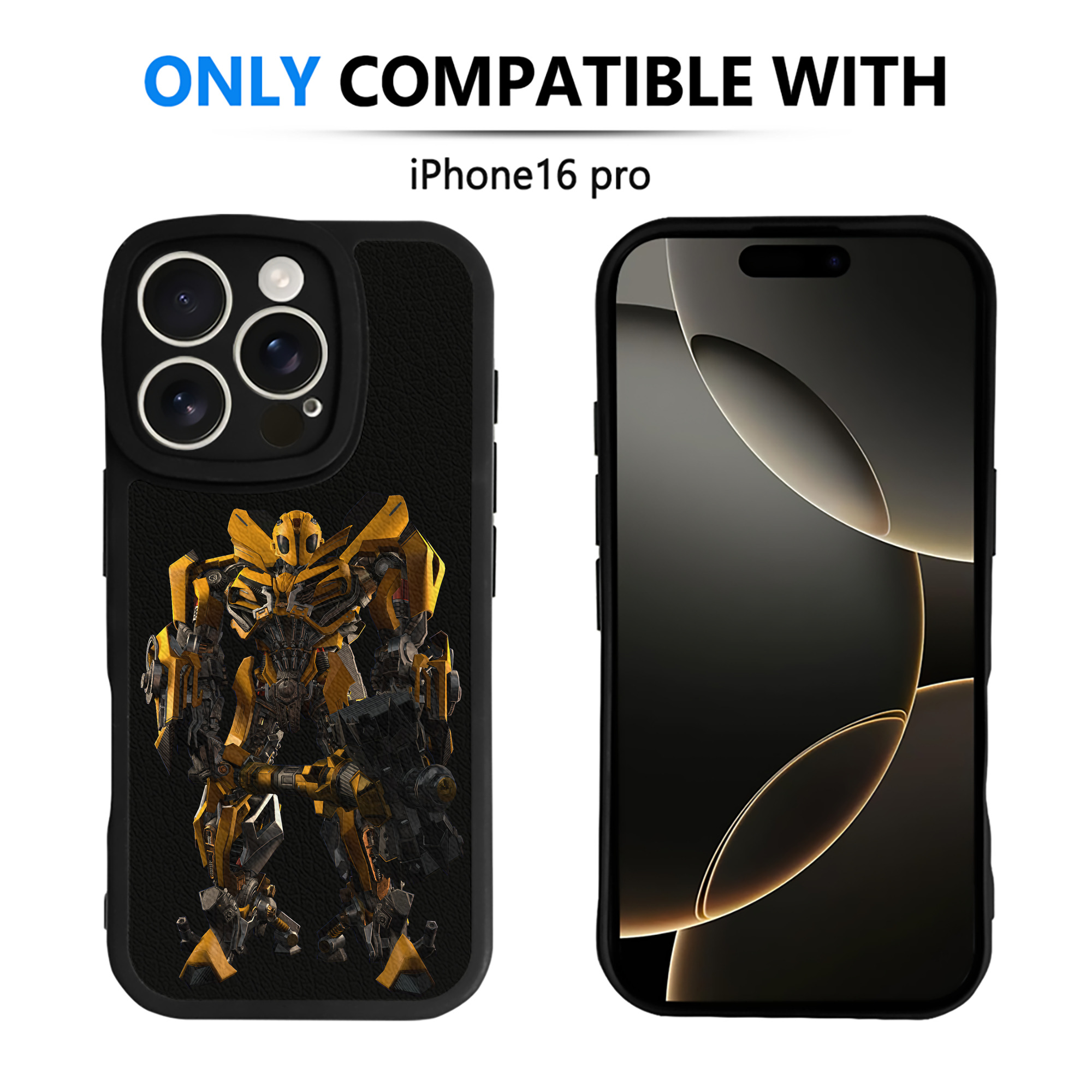 （画像用） Transformers トランスフォーマー 【iPhone 16シリーズ対応】シリコンスマホケース（レザー調） 材質：シリコン